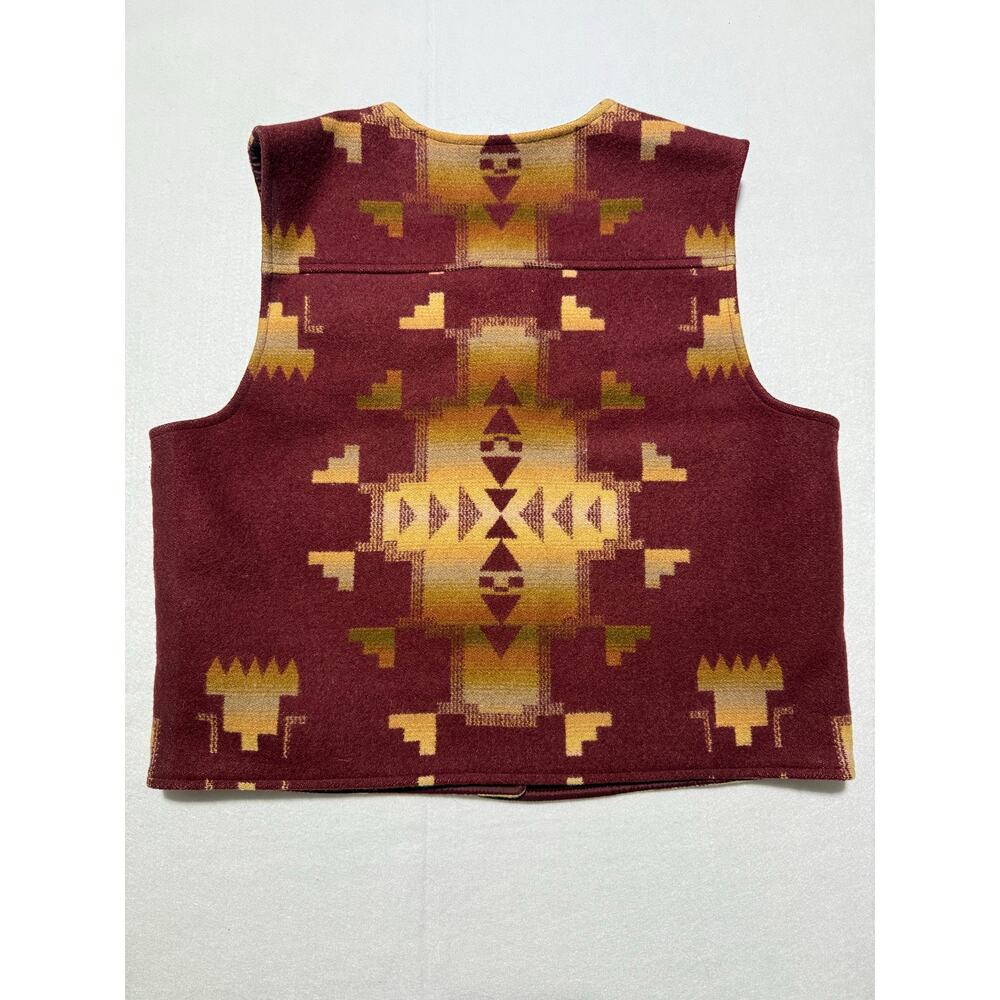 Vintage Pendleton Knockabout Buttonup Maroon Wool… - image 2